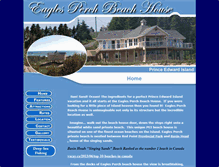 Tablet Screenshot of eaglesperchbeachhouse.com